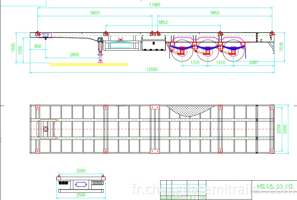 flatbed trailer with headboard